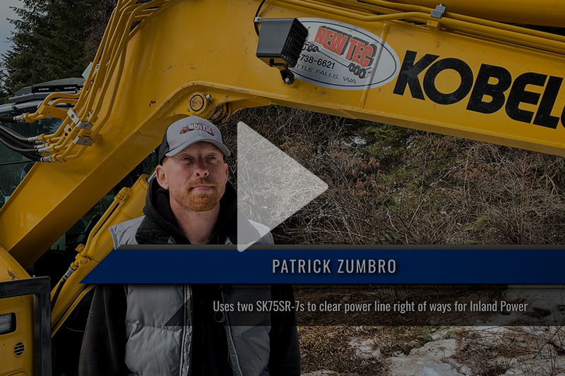 Short Rear Swing Excavator | SK75SR | KOBELCO USA